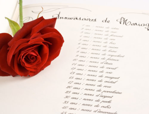 Fêtez vos anniversaires de mariage !